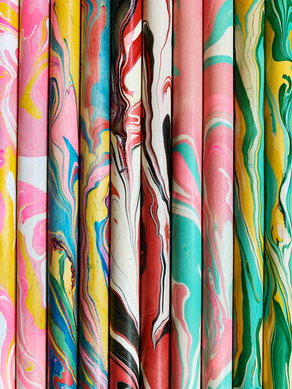 Custom Drumsticks, Personalized Gift, Band Camp Buddies, Maple 5A, Marbleized, Hand-painted Marble Hydro-dipped, (Custom Colors), Set of 2