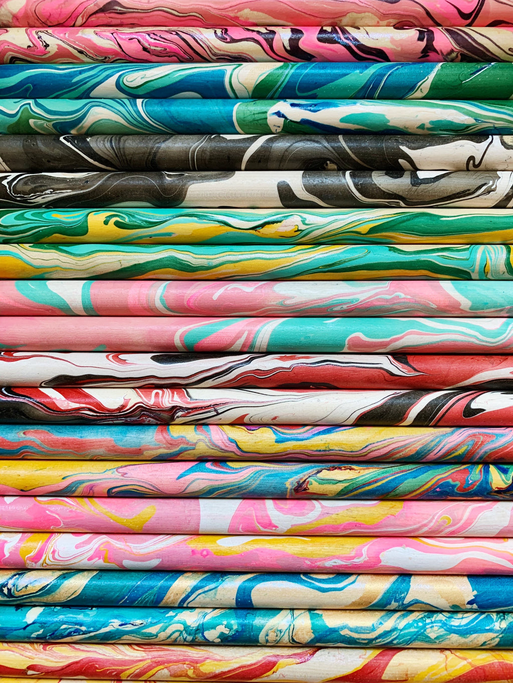 Custom Drumsticks, Personalized Gift, Band Camp Buddies, Maple 5A, Marbleized, Hand-painted Marble Hydro-dipped, (Custom Colors), Set of 2