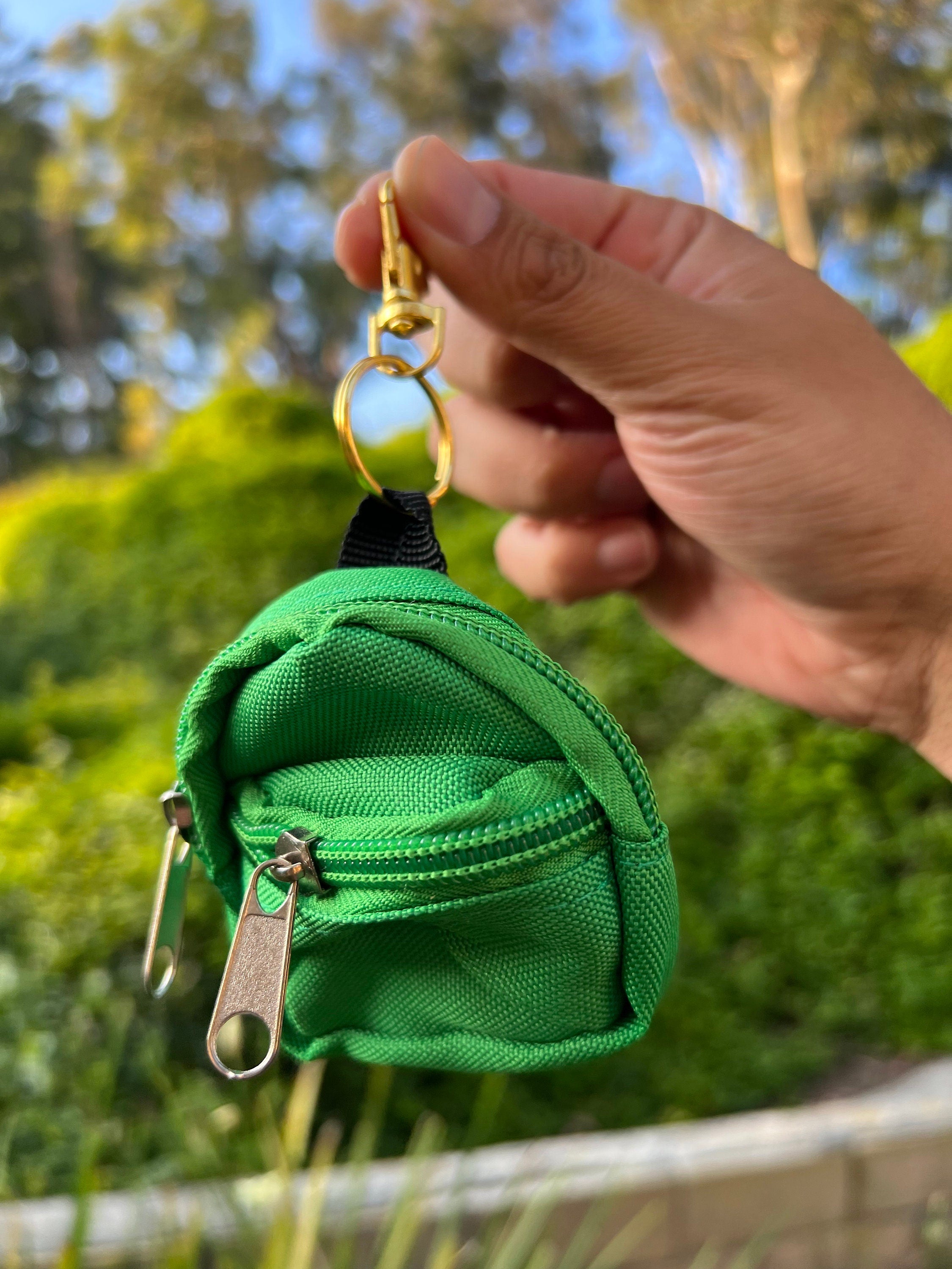 Mini Backpack with Gold Keychain, Band Camp Buddies