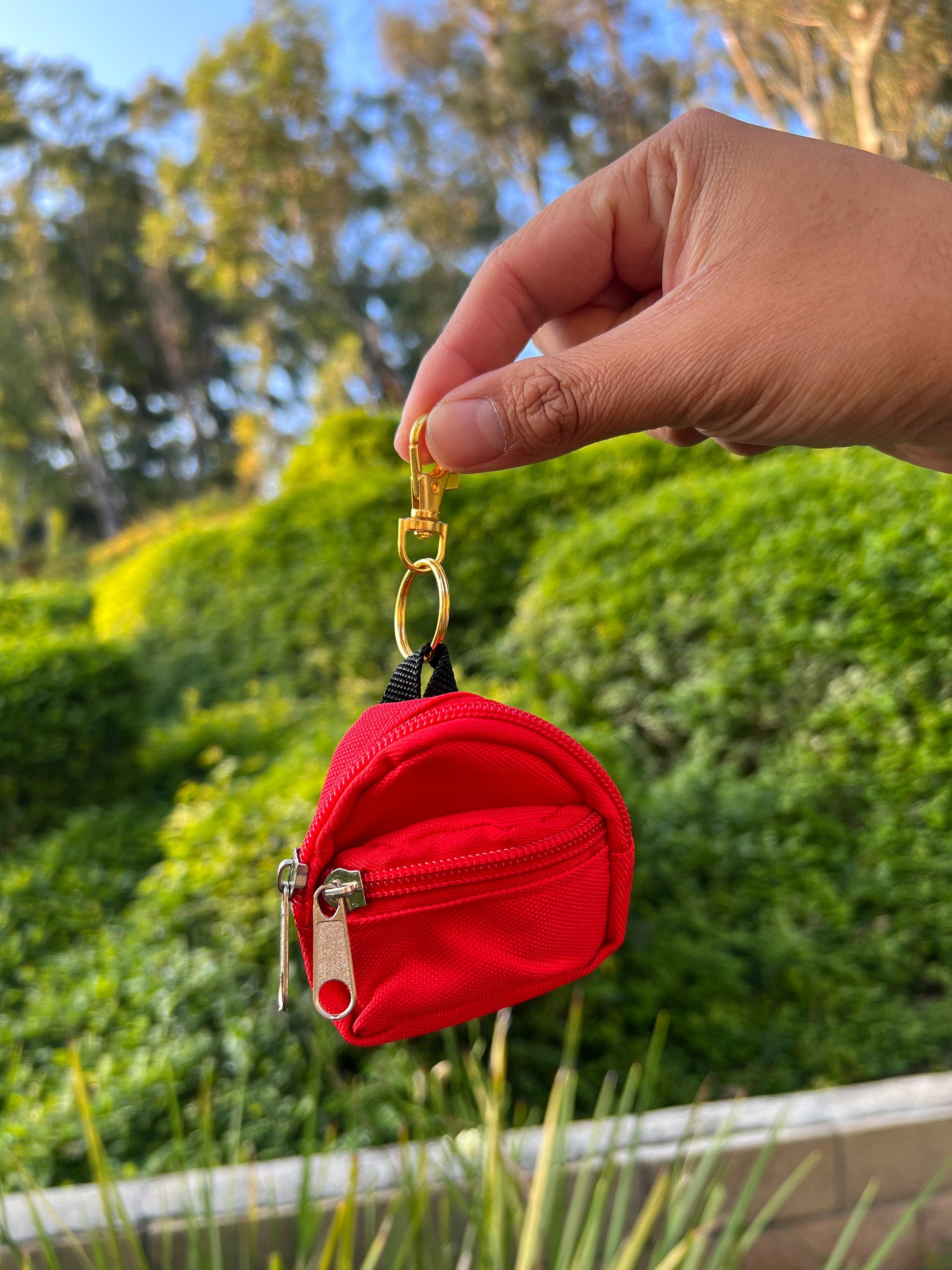 Mini Backpack with Gold Keychain, Band Camp Buddies