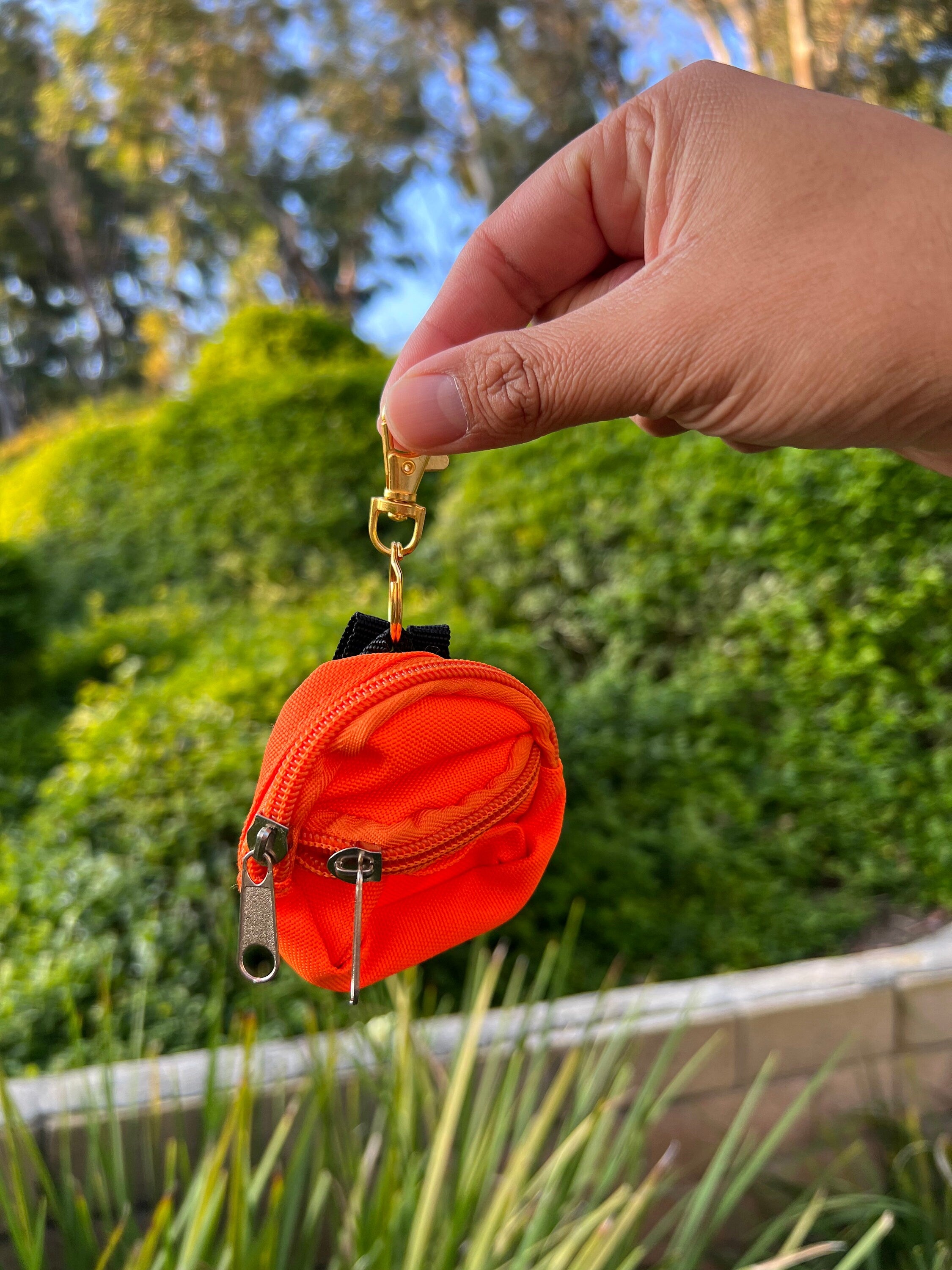 Mini Backpack with Gold Keychain, Band Camp Buddies