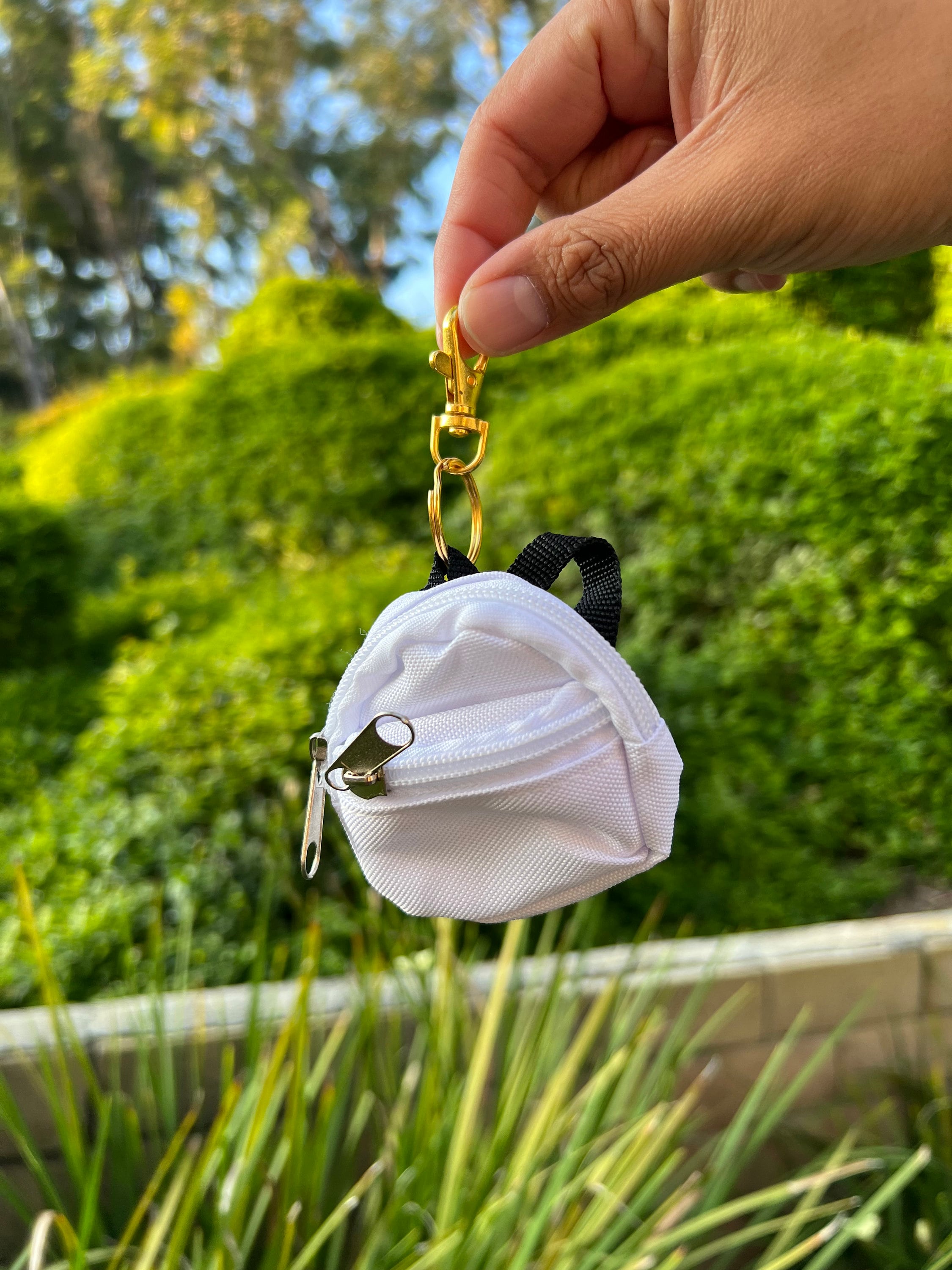 Mini Backpack with Gold Keychain, Band Camp Buddies