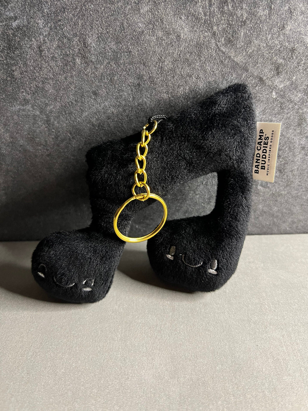 2 Pack, Music Note Plush Soft Keychains by Band Camp Buddies