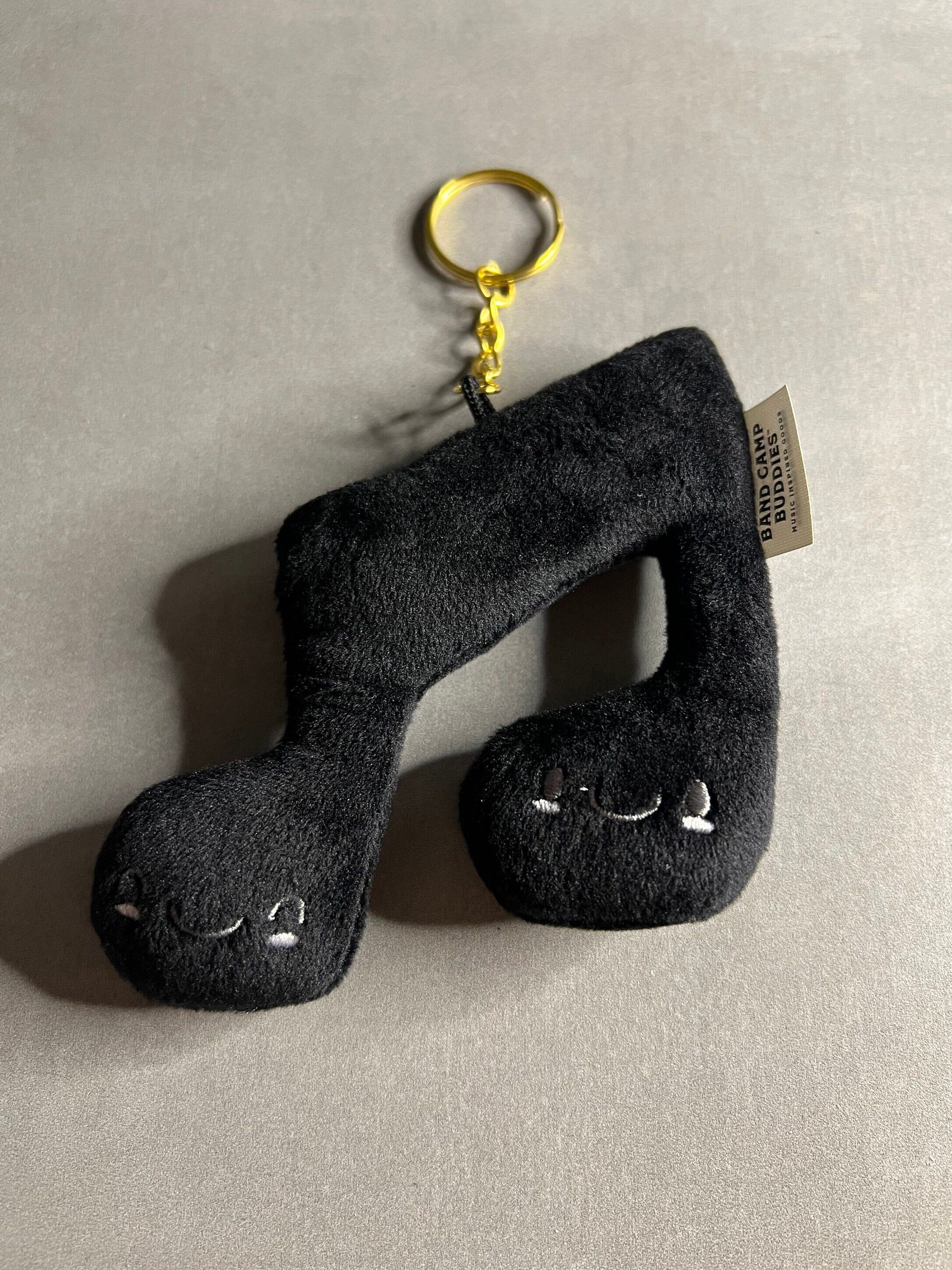 2 Pack, Music Note Plush Soft Keychains by Band Camp Buddies
