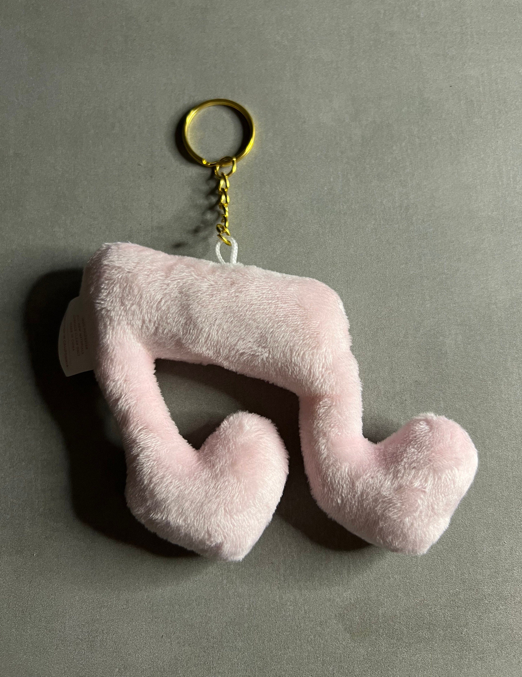 Plush Keychain, Music Note (Pink Heart Edition) by Band Camp Buddies