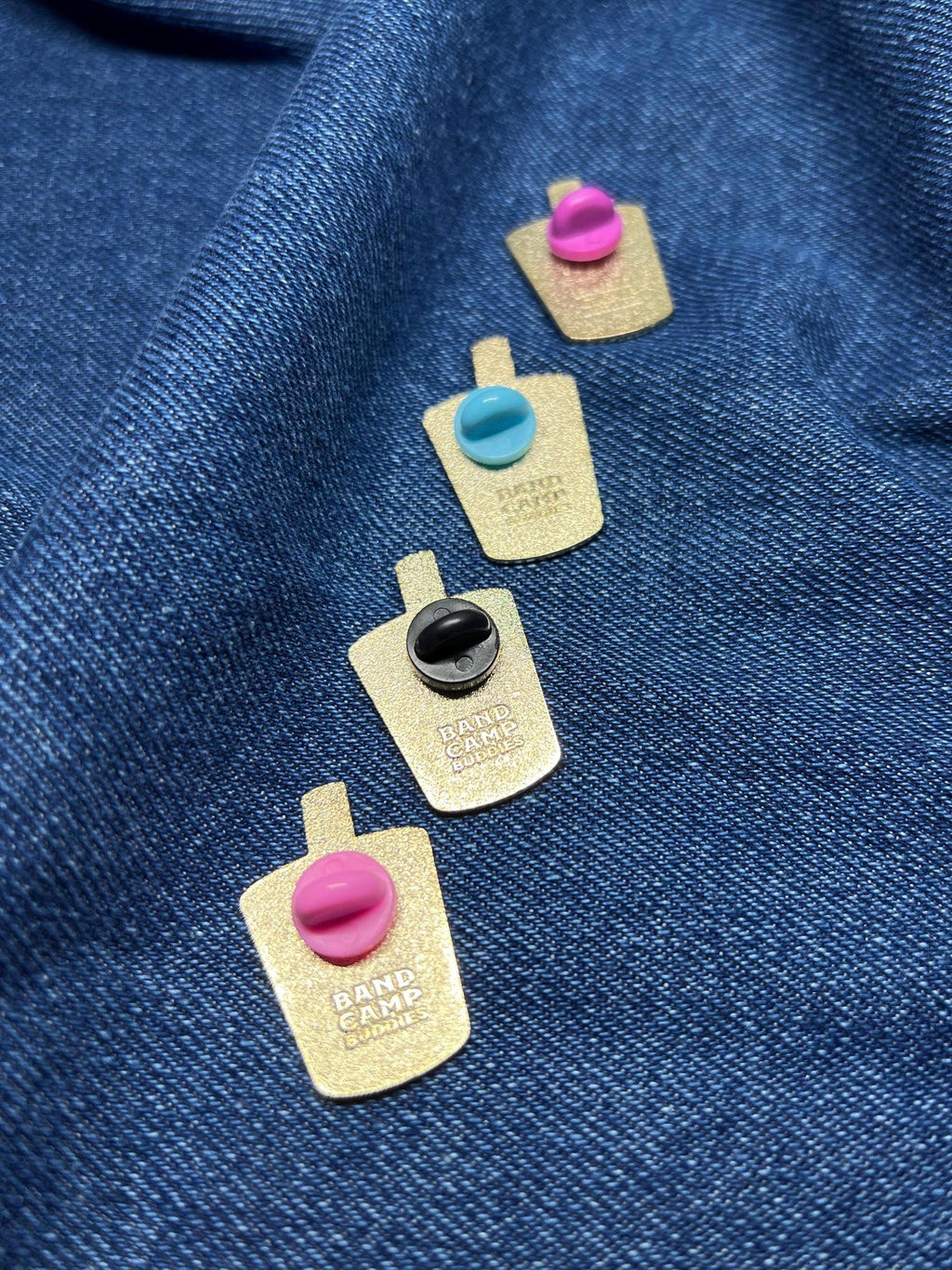 Boba Musical Milk Tea Pins, Fall Collection, Hard Enamel Pins, Limited Edition, by Band Camp Buddies